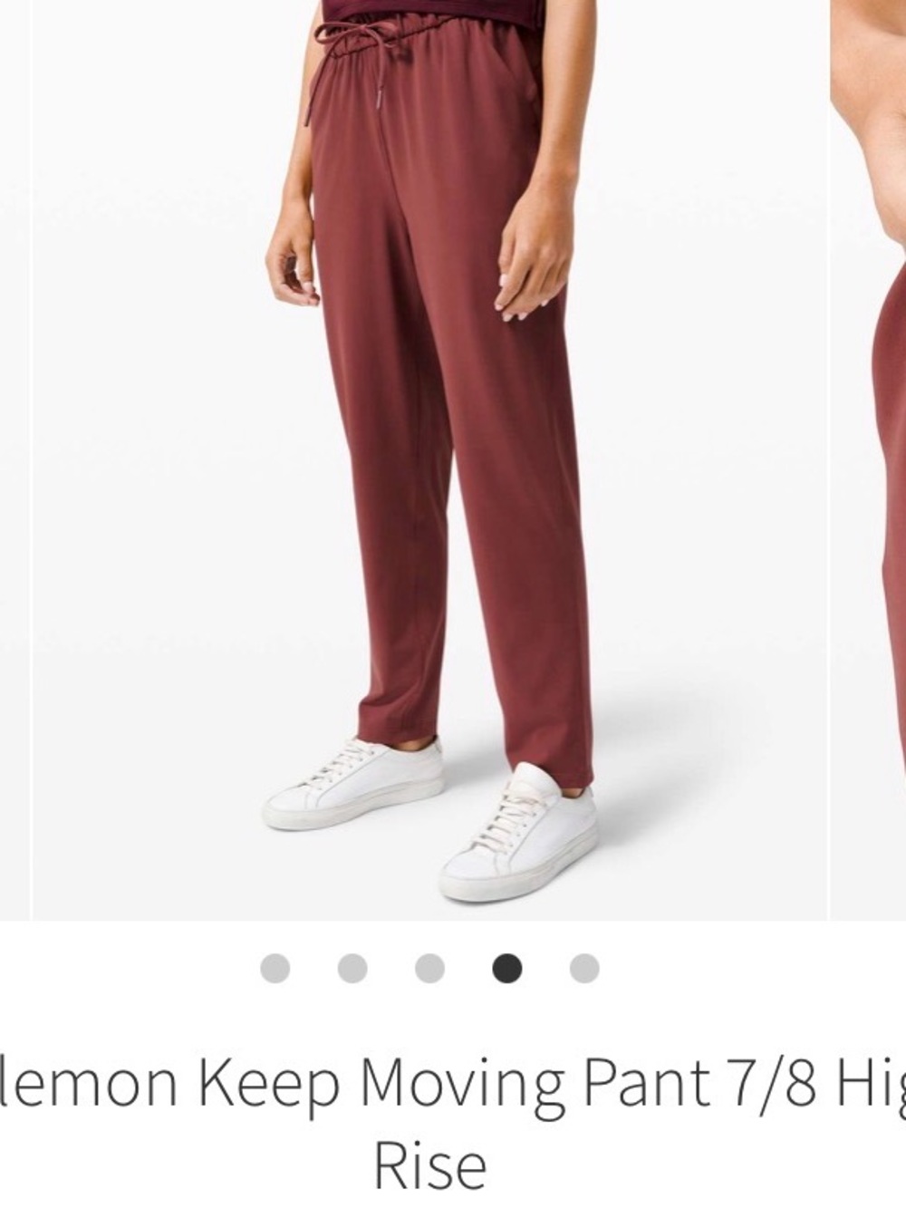 Lululemon Keep moving 7/8 high rise pants